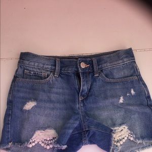 Kids ripped shorts